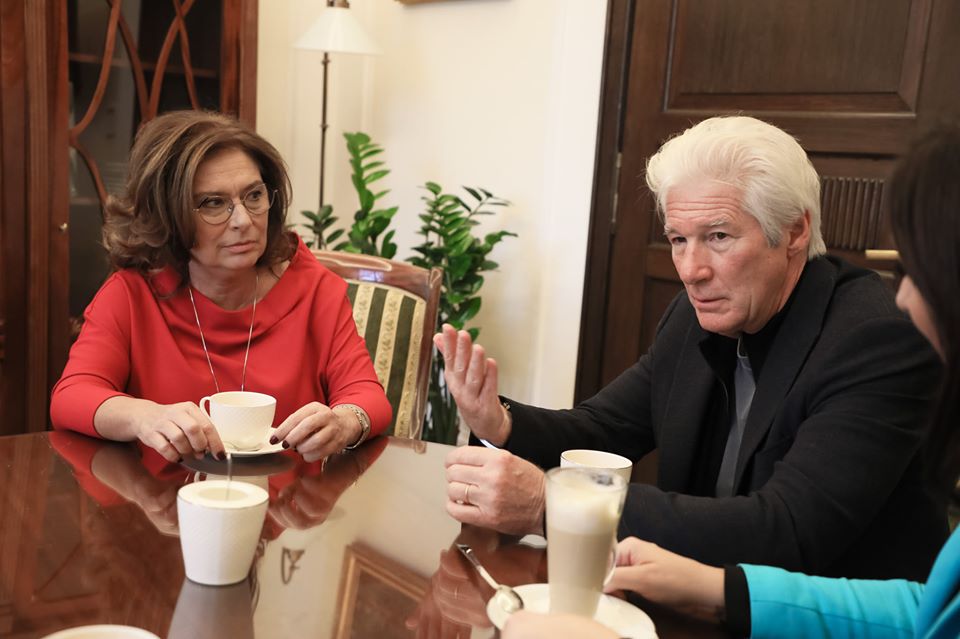 Aktor Richard Gere w Sejmie