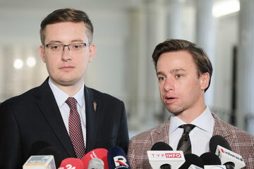 Robert Winnicki i Krzysztof Bosak w Sejmie
