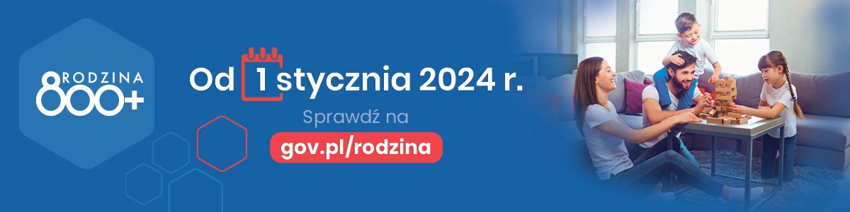 500+ od 1 stycznia 2024 r. to 800+