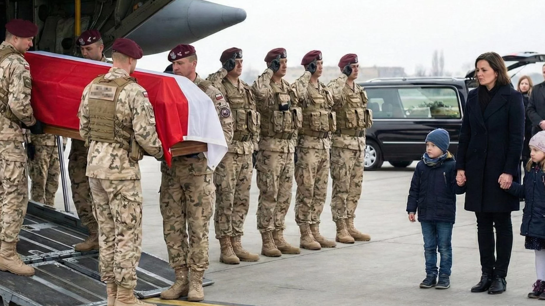 Sprowadzenie ciała polskiego żołnierza poległego w Afganistanie