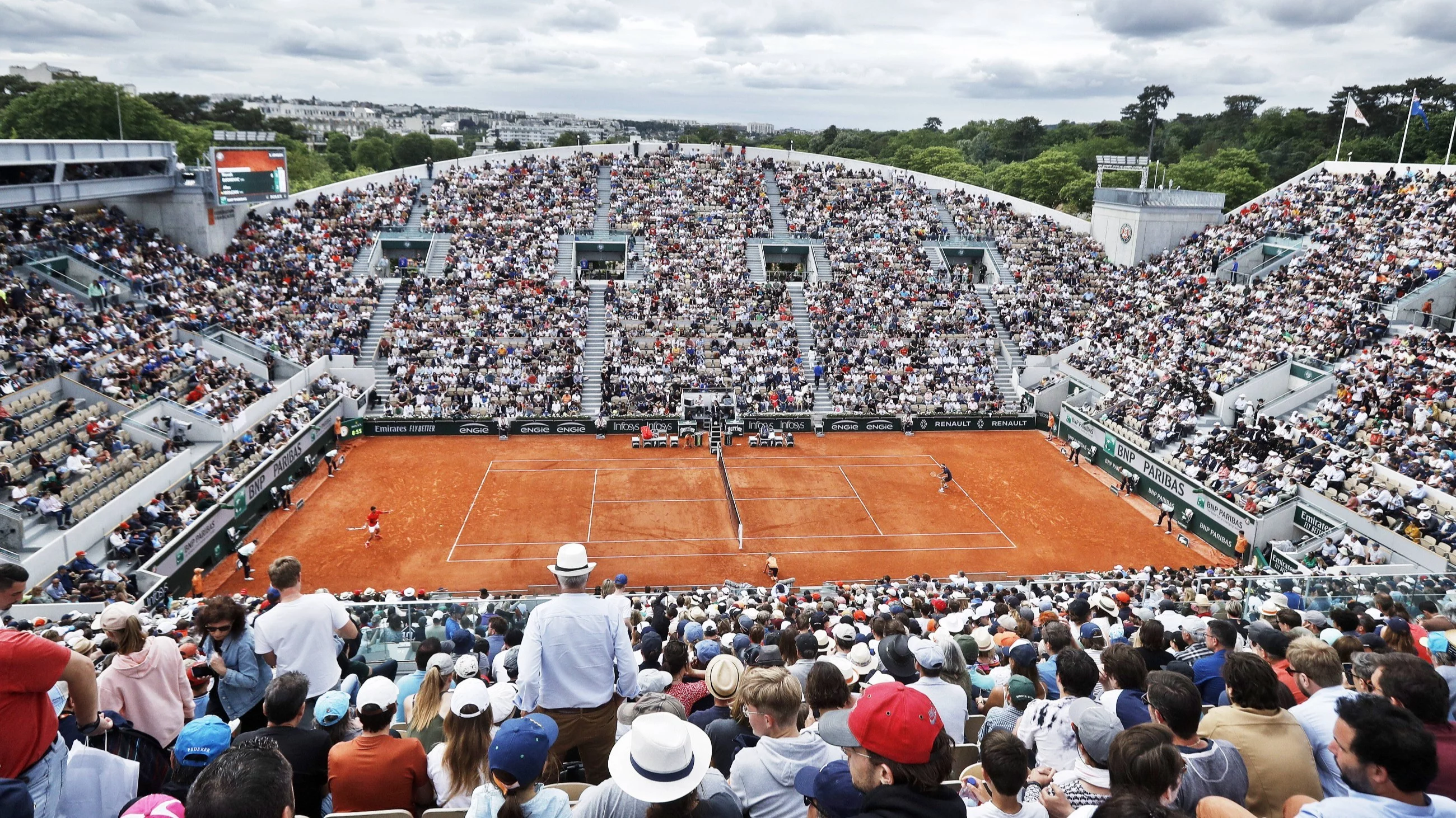 Turniej Roland Garros. Kort Suzanne-Lenglen