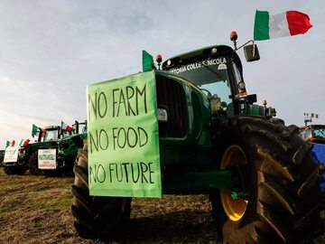 Rolnicy protestują we Włoszech