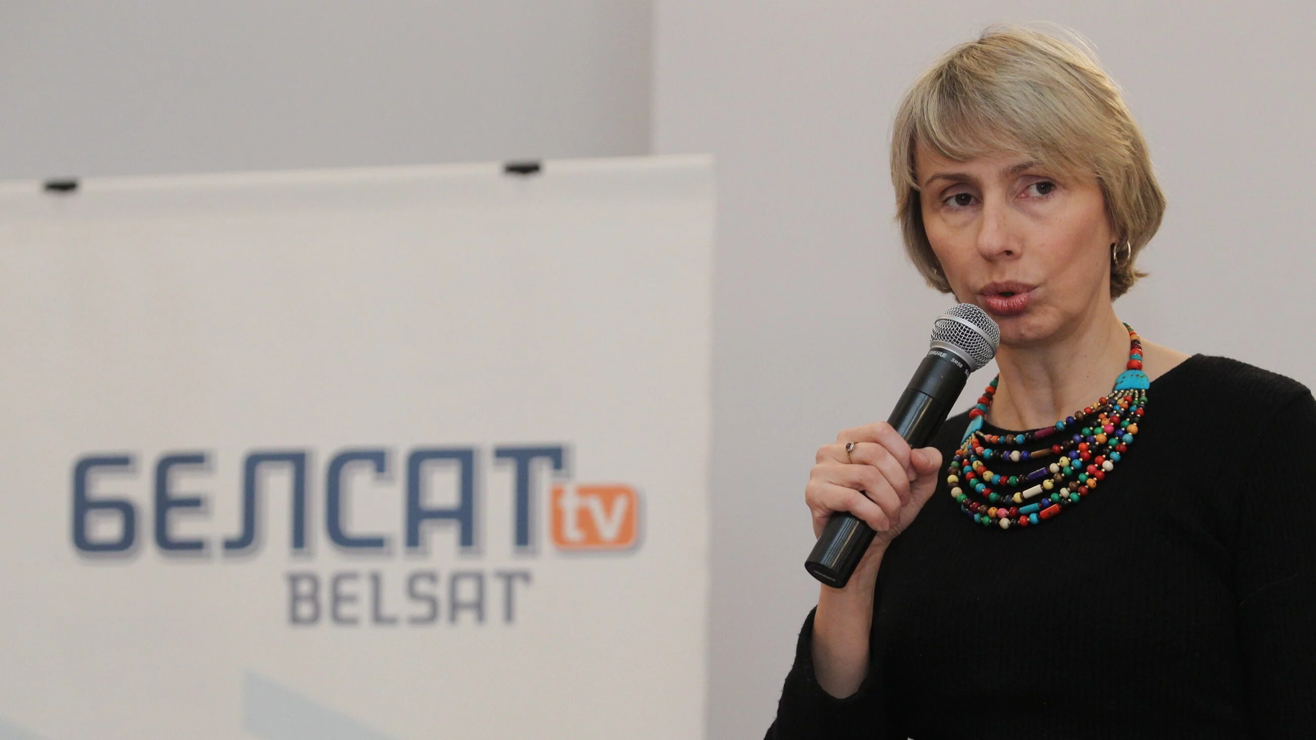 Szefowa telewizji Biełsat Agnieszka Romaszewska