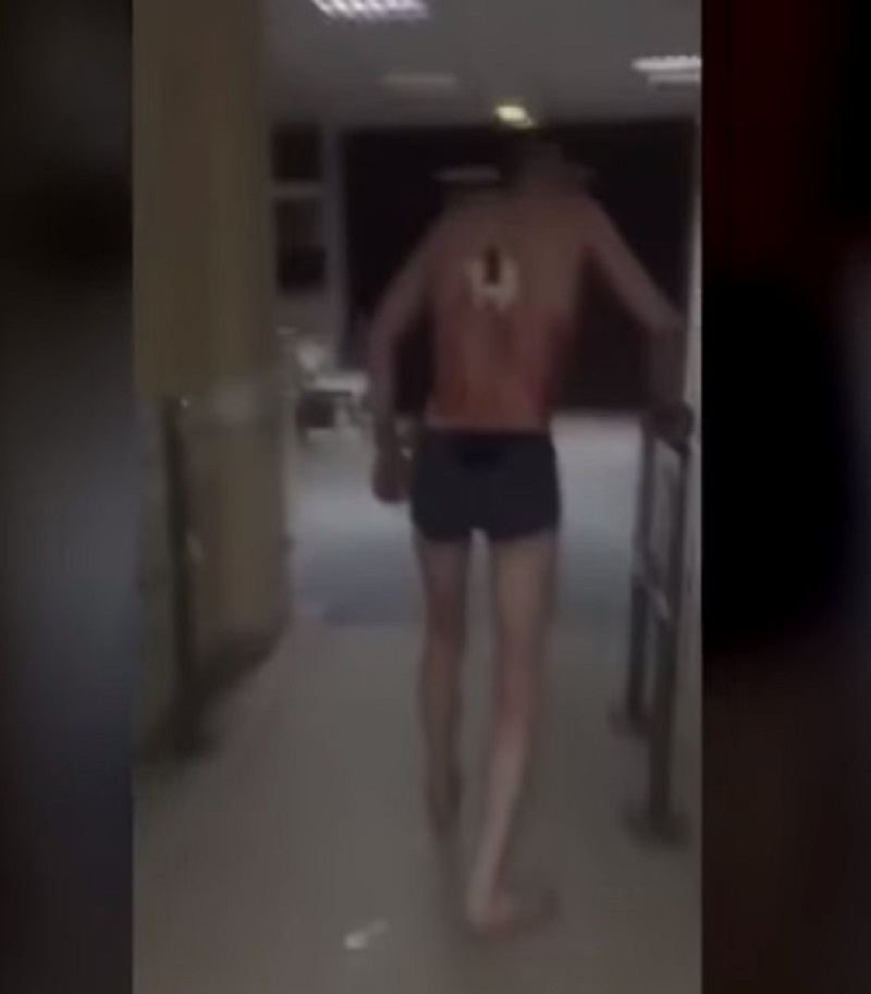 Pijany mężczyzna wstał z łóżka i wyszedł ze szpitala