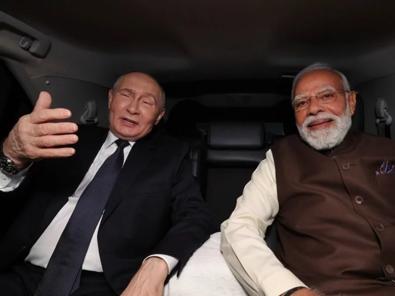 Władimir Putin i Narendra Modi