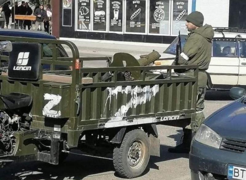 Rosyjskie siły zbrojne w Chersoniu, Ukraina