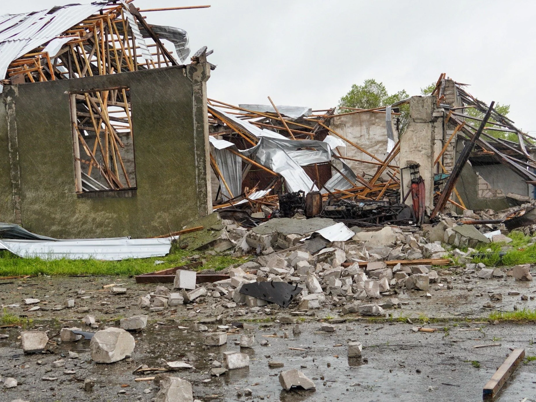 Rosjanie zniszczyli m.in gospodarstwo rolne w okolicy Odessy