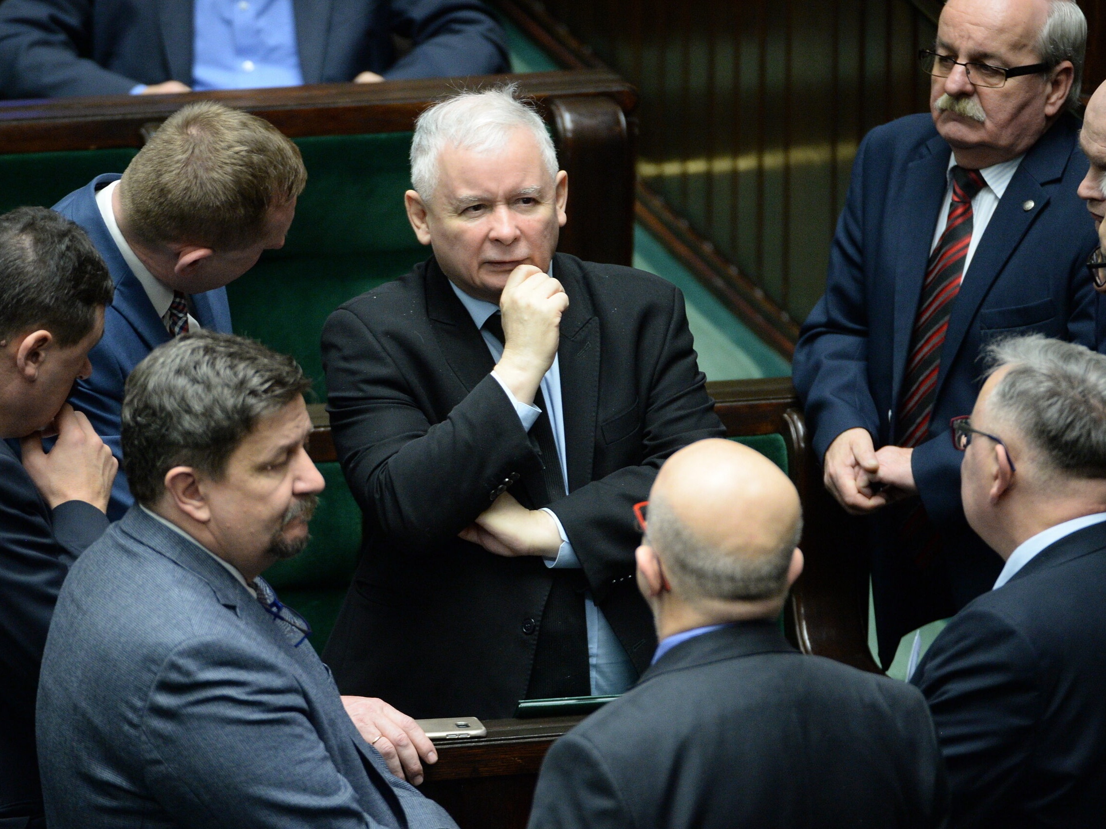 Jarosław Kaczyński w Sejmie