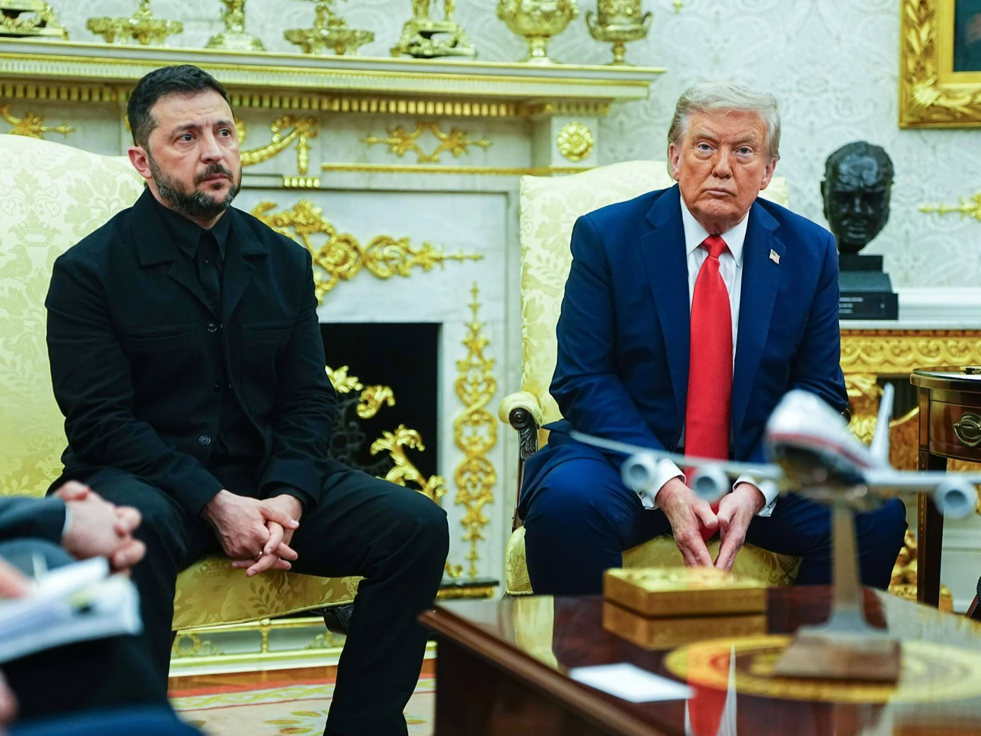 Wołodymyr Zełenski i Donald Trump