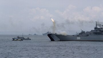 Rosyjska Flota Pacyfiku podczas ćwiczeń