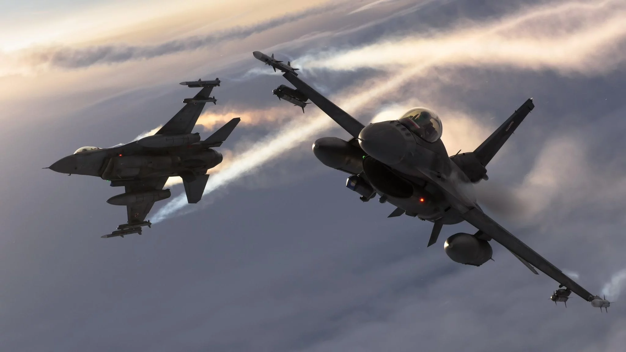 Polskie myśliwce F-16, zdjęcie ilustracyjne
