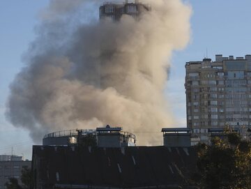 Rosyjskie ataki na Kijów, zdjęcie ilustracyjne