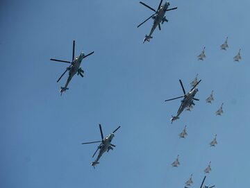 Rosyjskie helikoptery i śmigłowce. Zdj. ilustracyjne