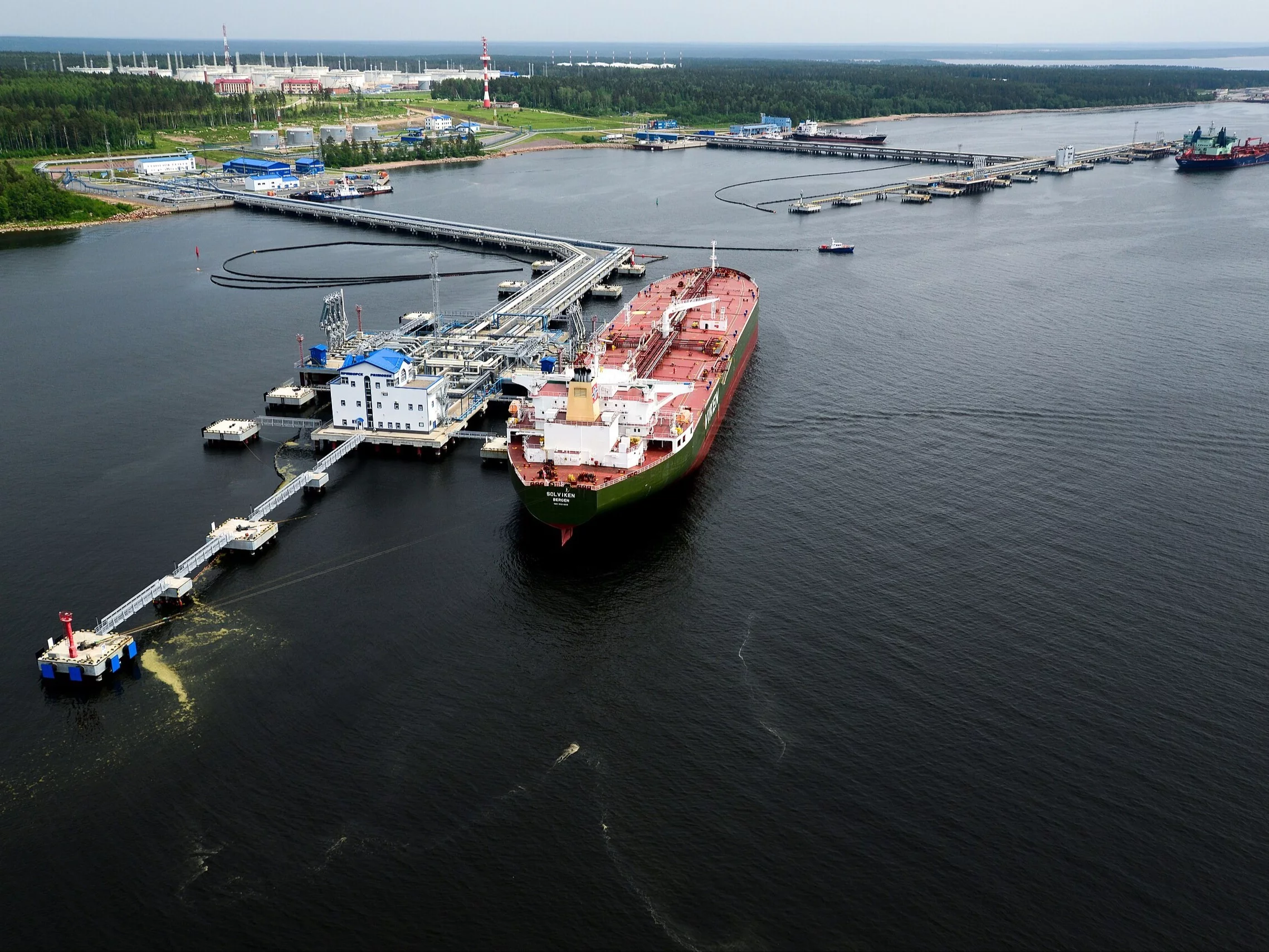 Rosyjski port Primorsk nad Morzem Bałtyckim