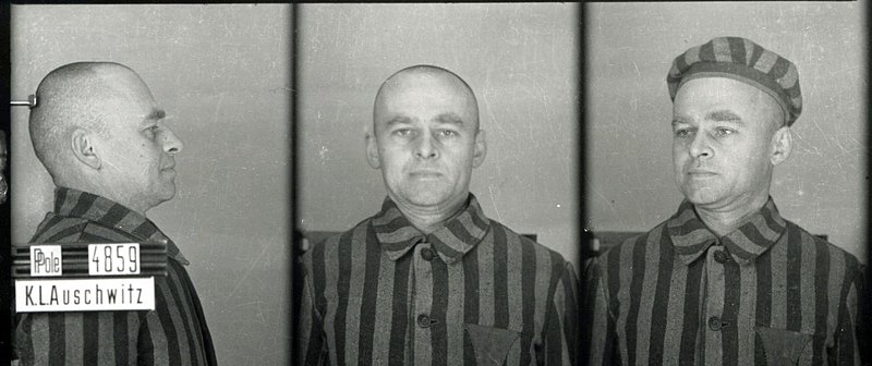 Witold Pilecki w Auschwitz, zdjęcie obozowe