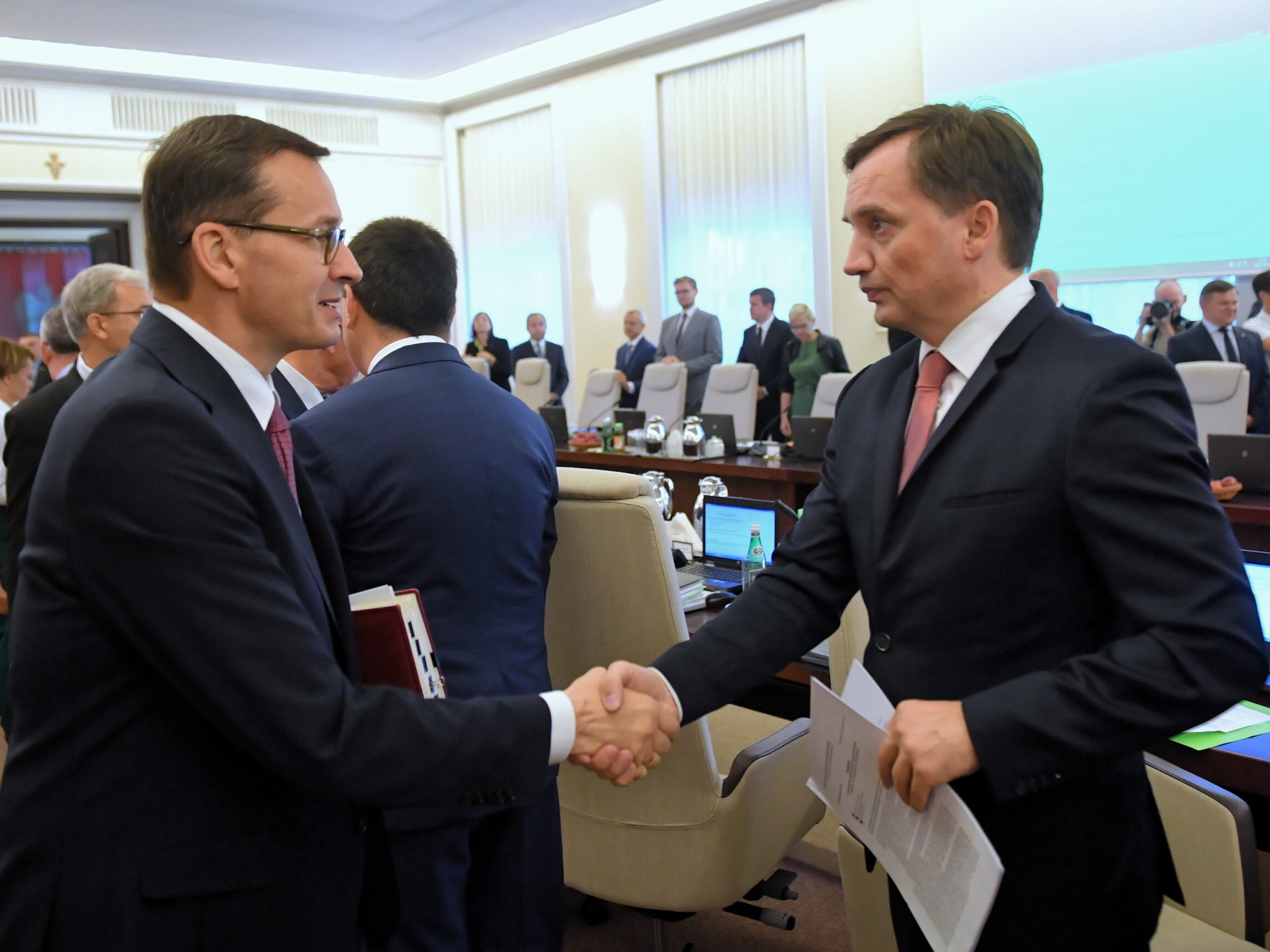 Mateusz Morawiecki i Zbigniew Ziobro