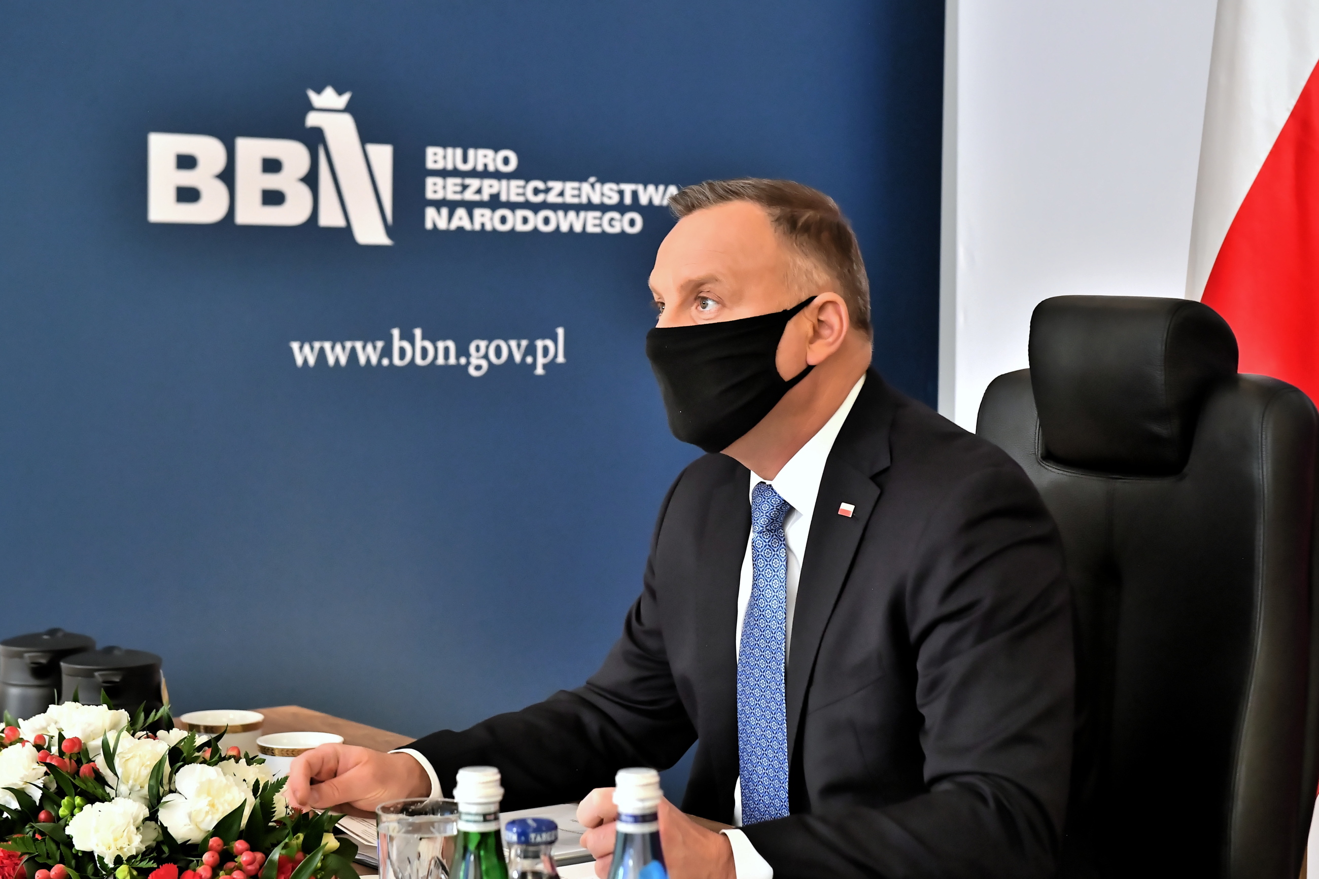 Prezydent RP Andrzej Duda podczas posiedzenia Rady Gabinetowej