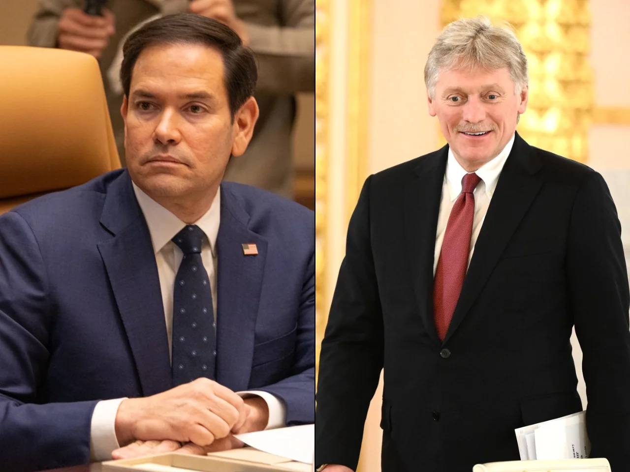 Marco Rubio i Dmitrij Pieskow