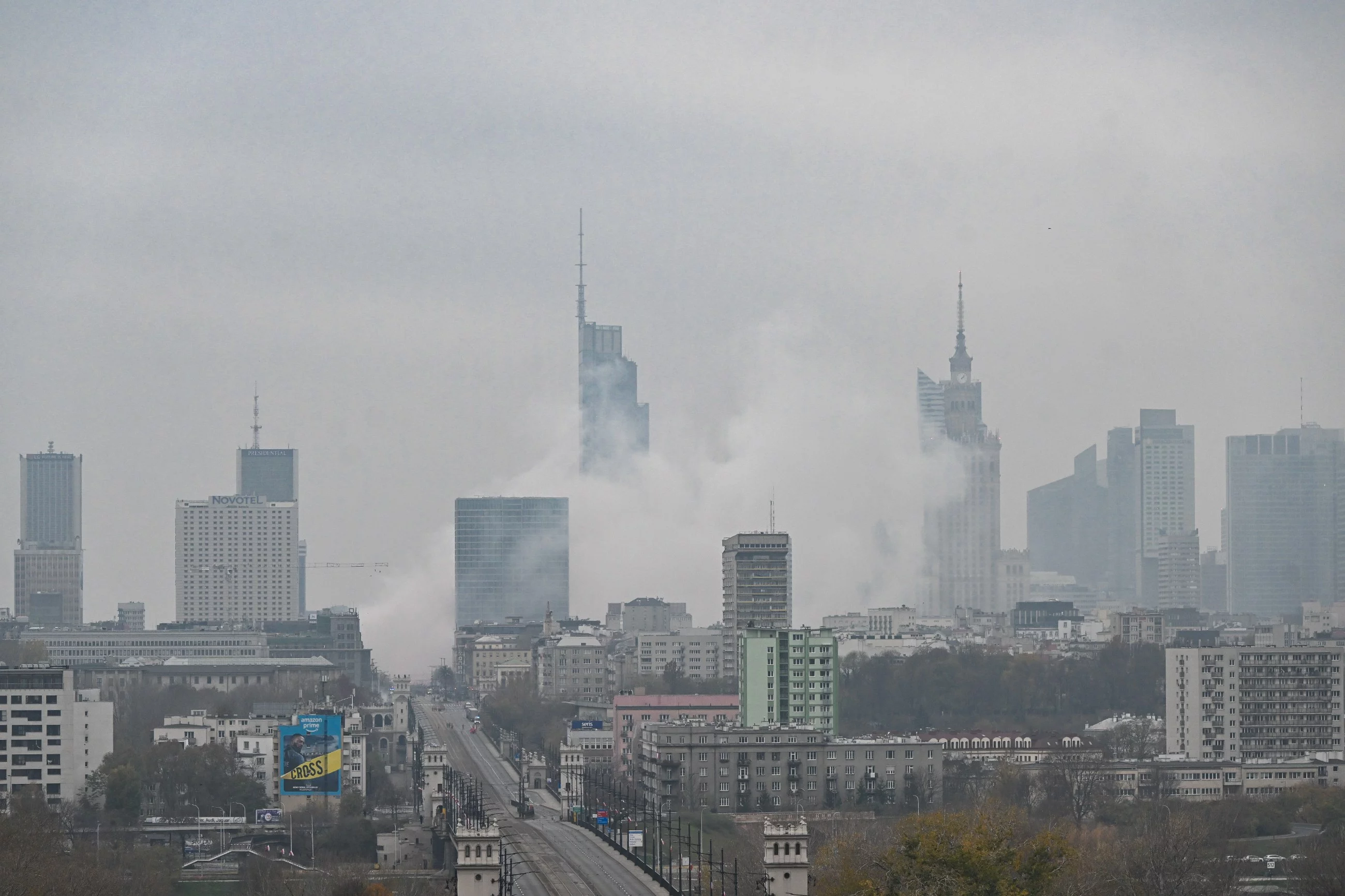 Wstrzymany ruch na kilku warszawskich ulicach