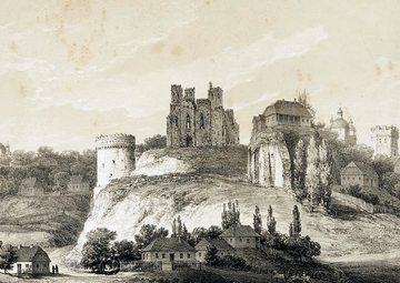 Ruiny zamku w Ostrogu na Wołyniu. Pamiątka po „polskich kolonizatorach”
