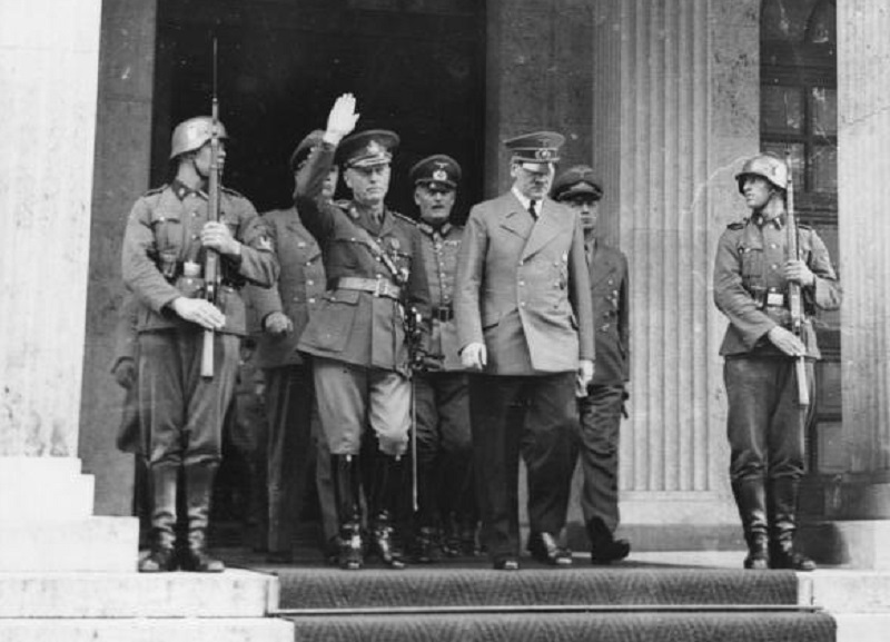 Spotkanie Iona Antonescu i Adolfa Hitlera w Monachium. 10 czerwca 1941 r. Fot. Bundesarchiv, Bild 183-B03212 / CC-BY-SA 3.0