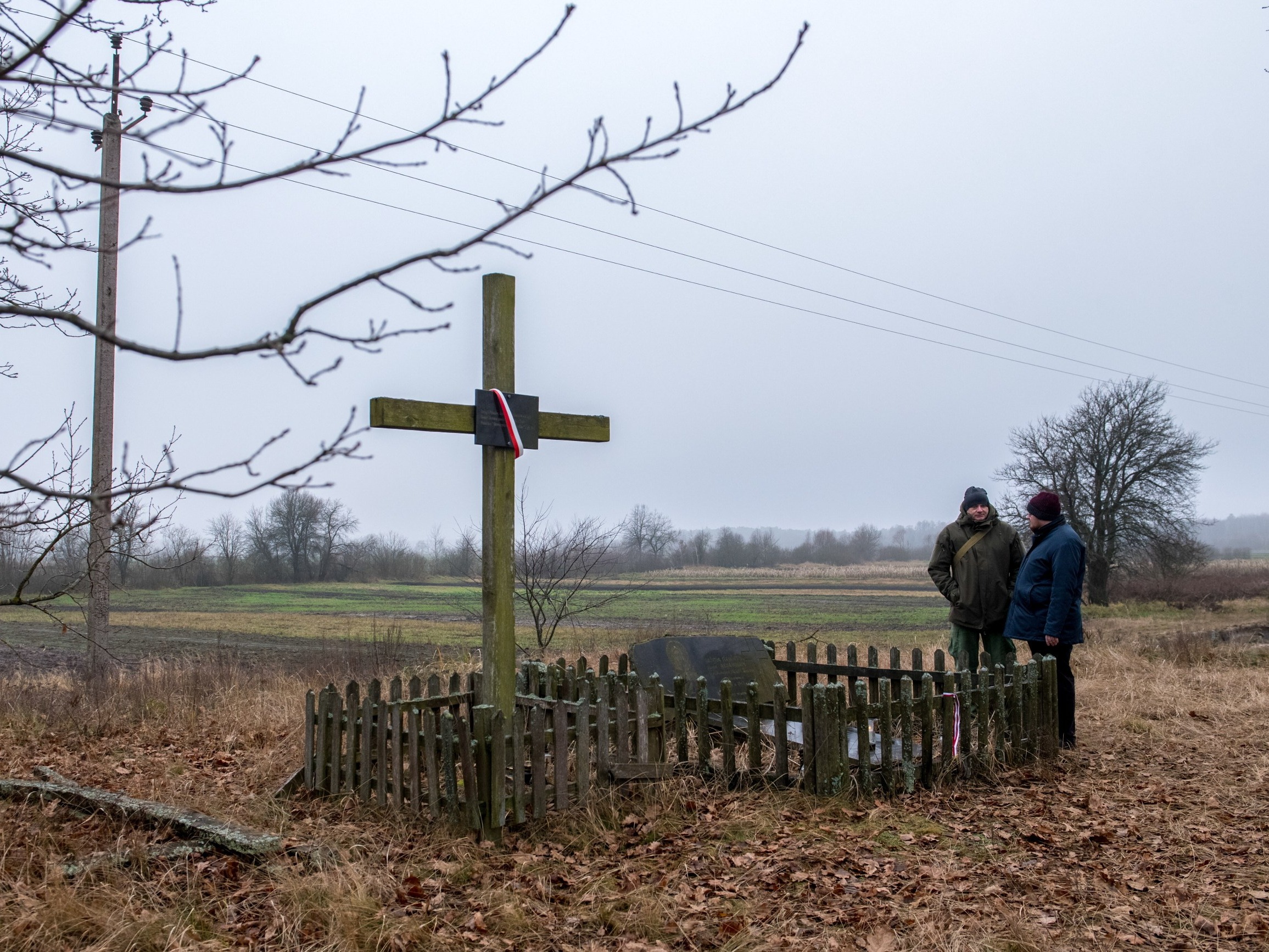 Miejsce pamięci we wsi Ugły w obwodzie rówieńskim