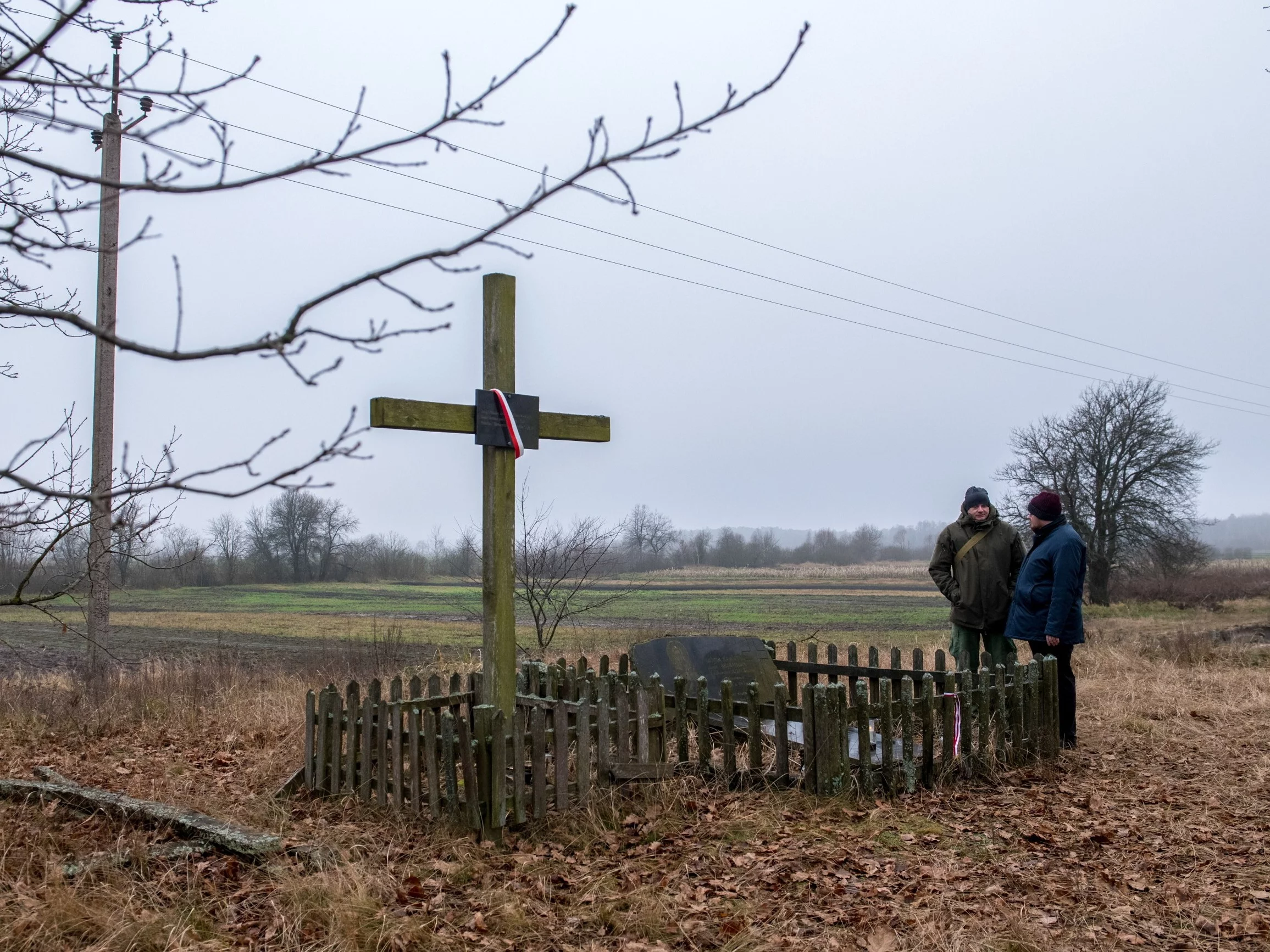 Miejsce pamięci we wsi Ugły w obwodzie rówieńskim