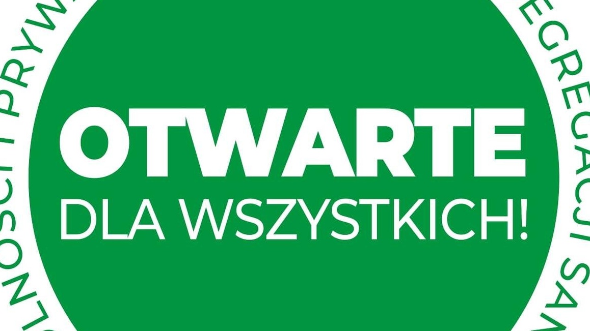 Grafika z akcji "Otwarte dla wszystkich".