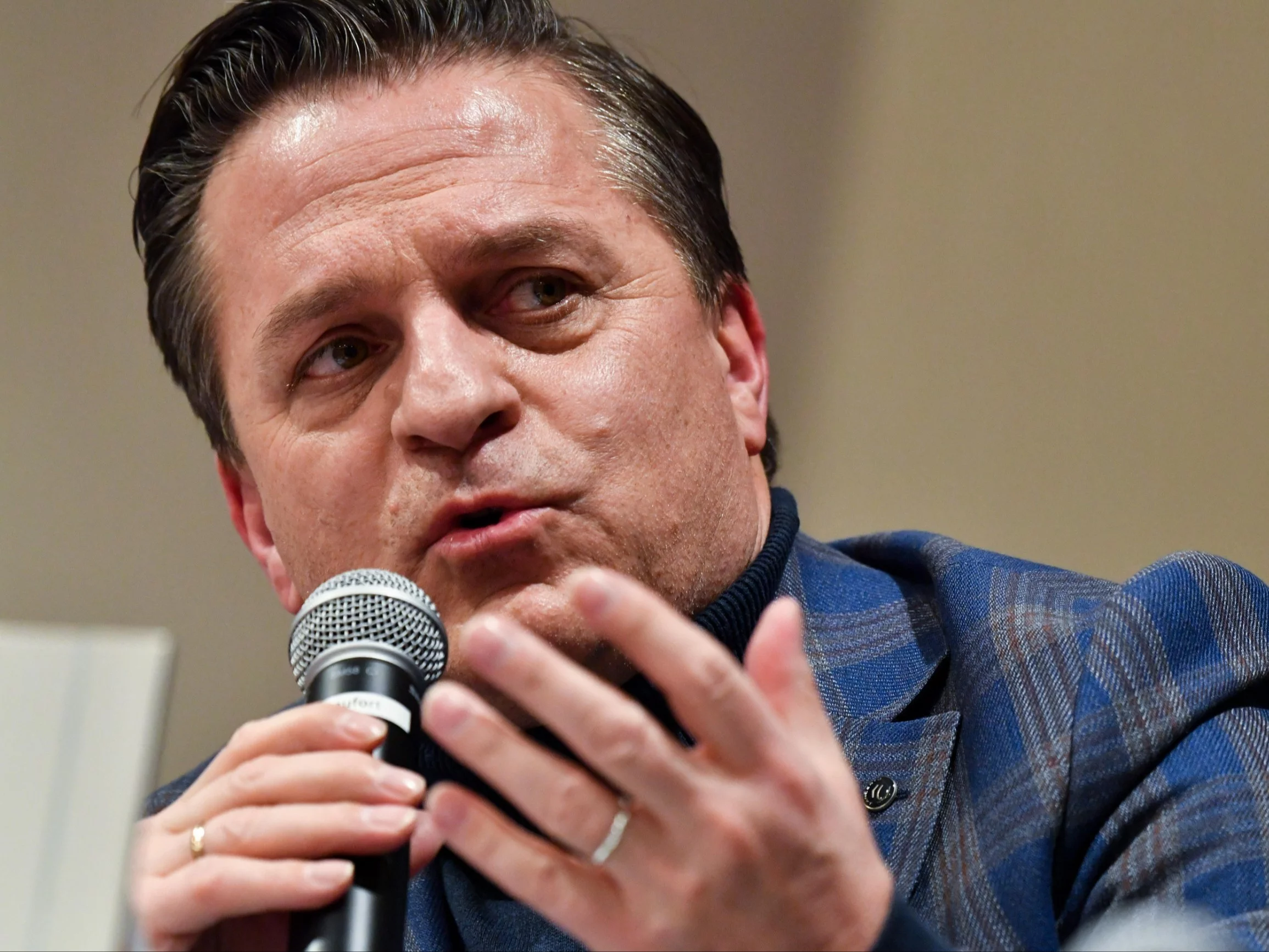 Dziennikarz Bogdan Rymanowski