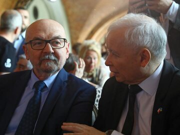Ryszard Legutko i Jarosław Kaczyński