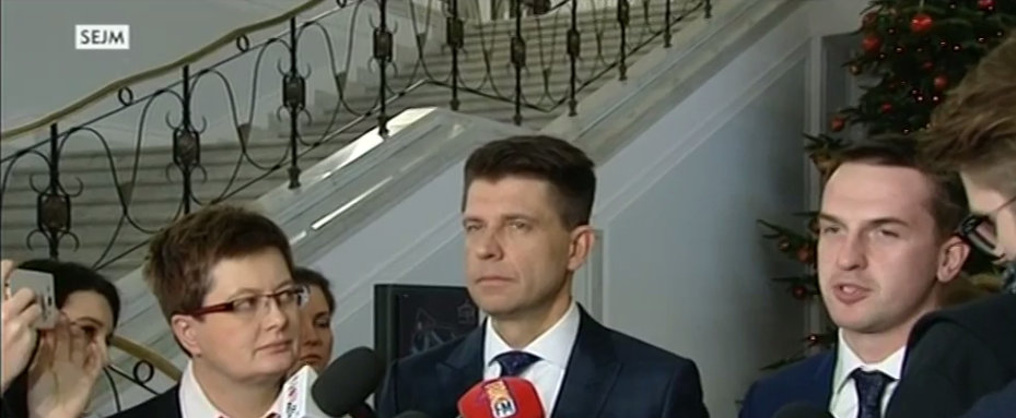 Konferencja Ryszarda Petru w Sejmie, po jego powrocie z Portugalii