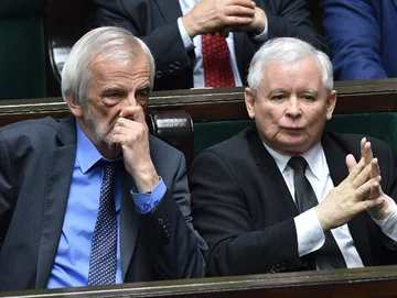 Ryszard Terlecki i Jarosław Kaczyński