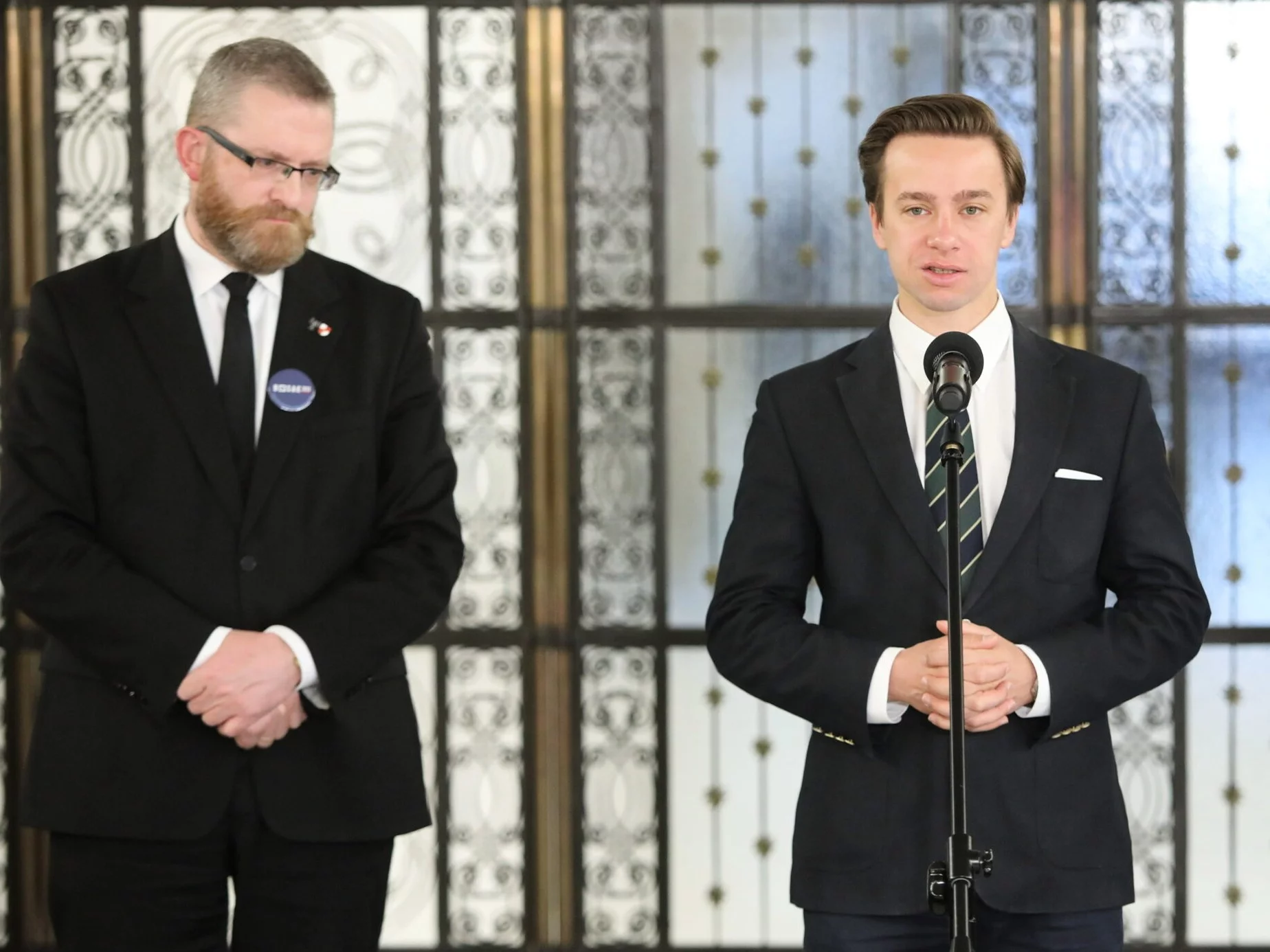 Grzegorz Braun i Krzysztof Bosak