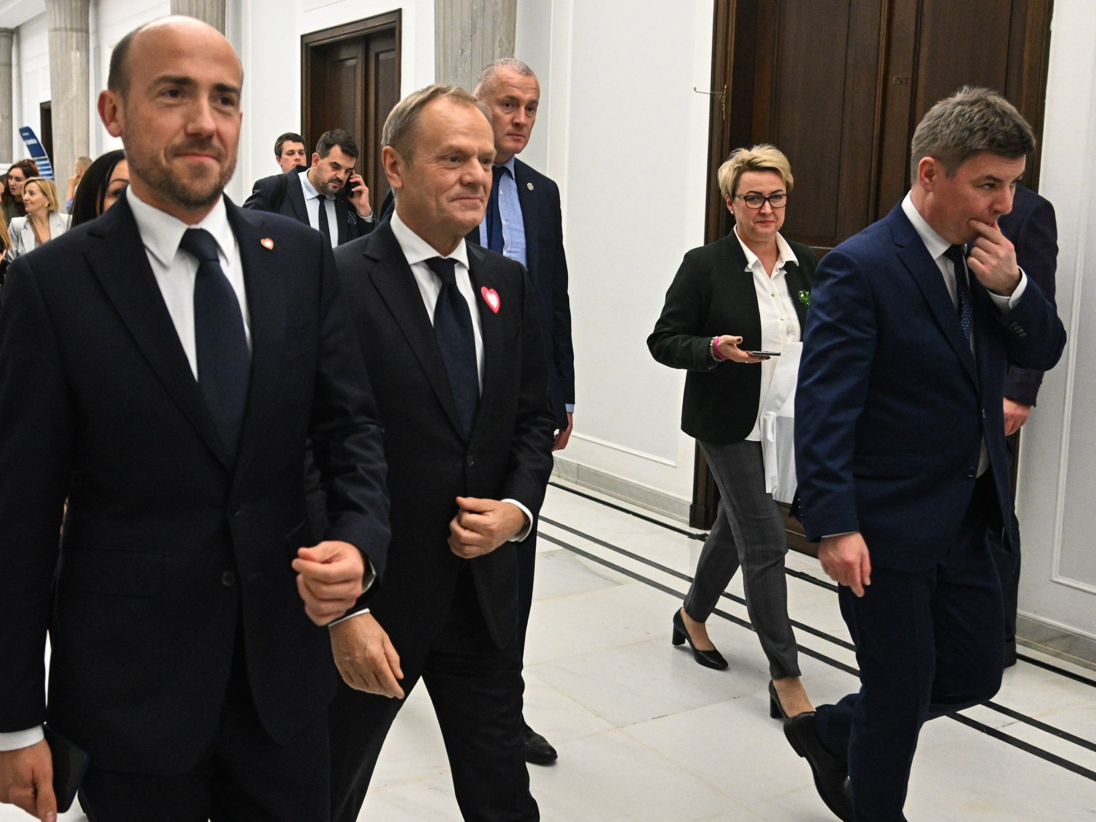 Donald Tusk, Borys Budka, Jan Grabiec