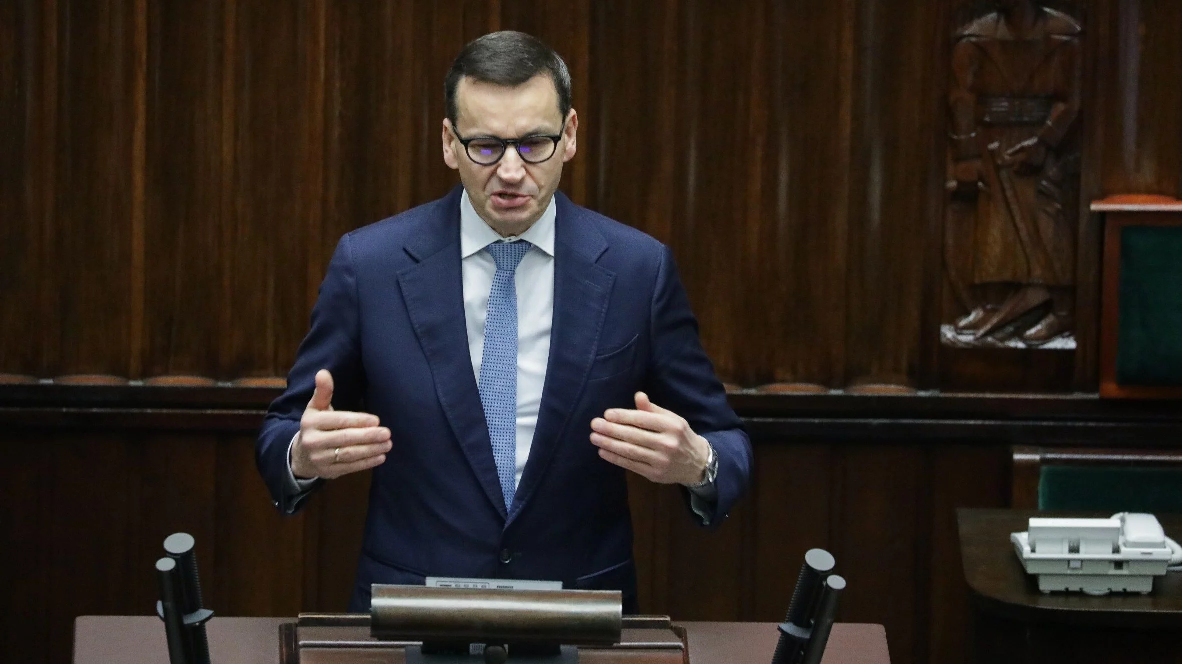 Poseł PiS, były premier Mateusz Morawiecki