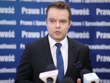 Rzecznik prasowy PiS Rafał Bochenek