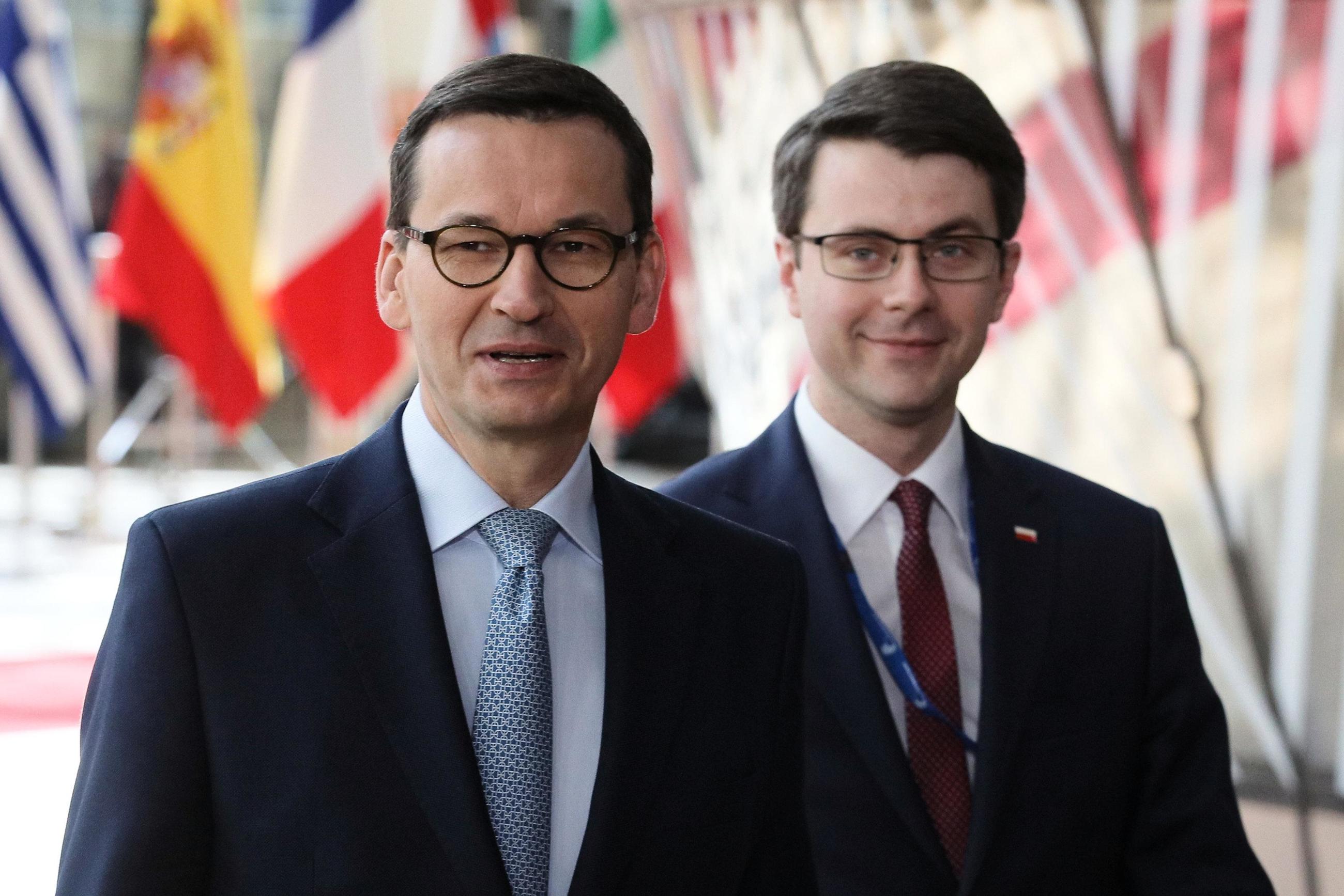 Mateusz Morawiecki i Piotr Müller