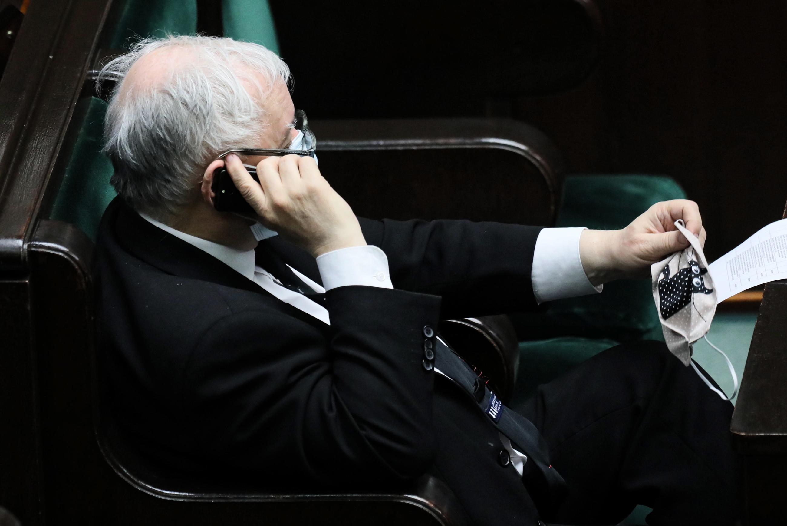 Prezes PiS Jarosław Kaczyński