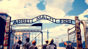 rzekoma ukraińska gra o Auschwitz