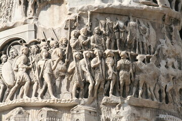 Rzymscy legioniści z Kolumny Marka Aureliusza