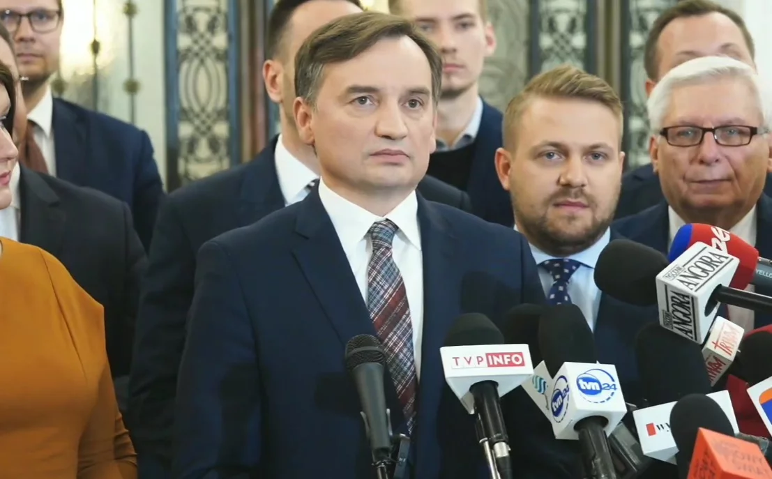 Lider Solidarnej Polski Zbigniew Ziobro