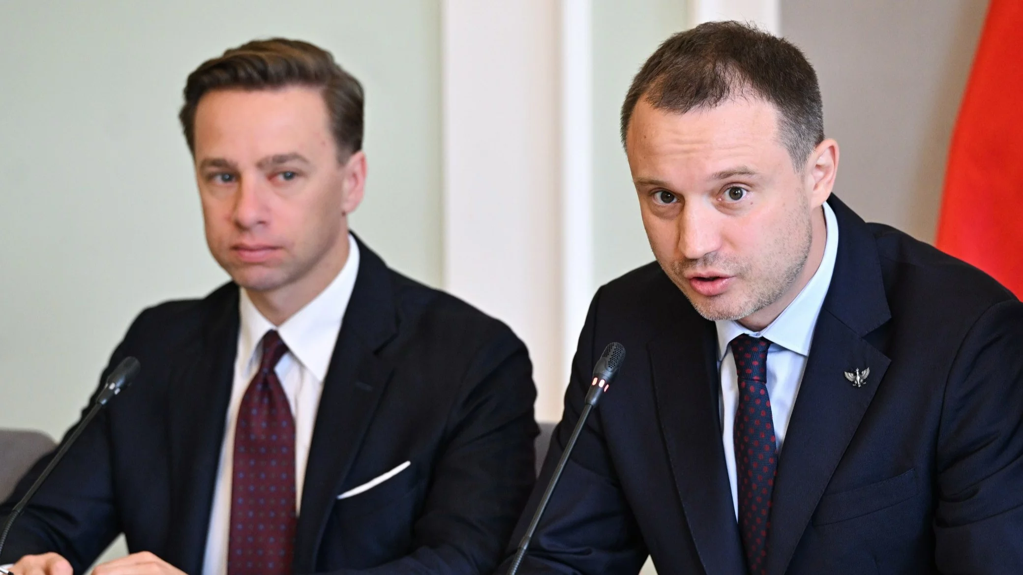 Krzysztof Boska i Krzysztof Mulawa z Konfederacji