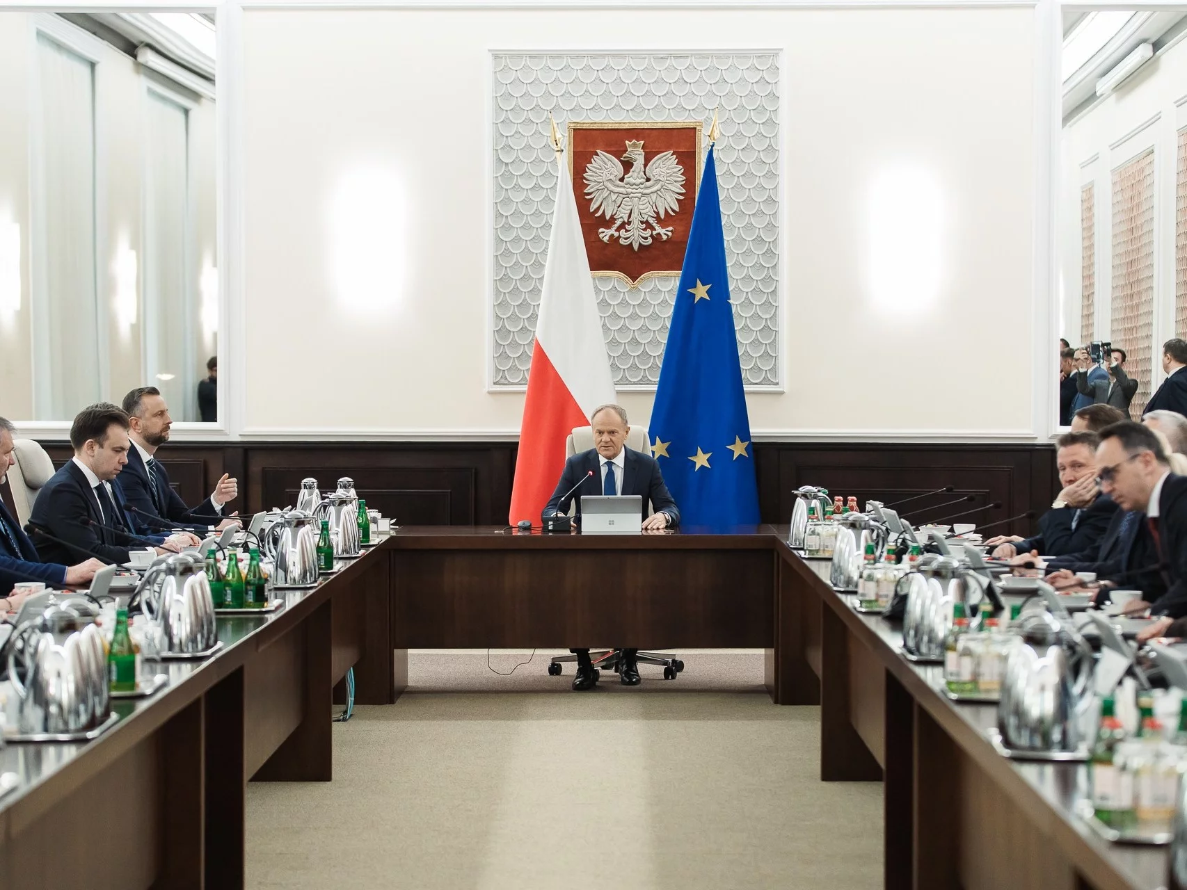 Posiedzenie rządu pod przewodnictwem premiera Donalda Tuska