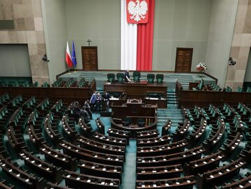 Sala obrad Sejmu, zdjęcie ilustracyjne