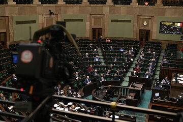 Sala plenarna Sejmu. Zdj. ilustracyjne