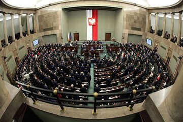 Sala posiedzeń Sejmu RP, 2015 rok