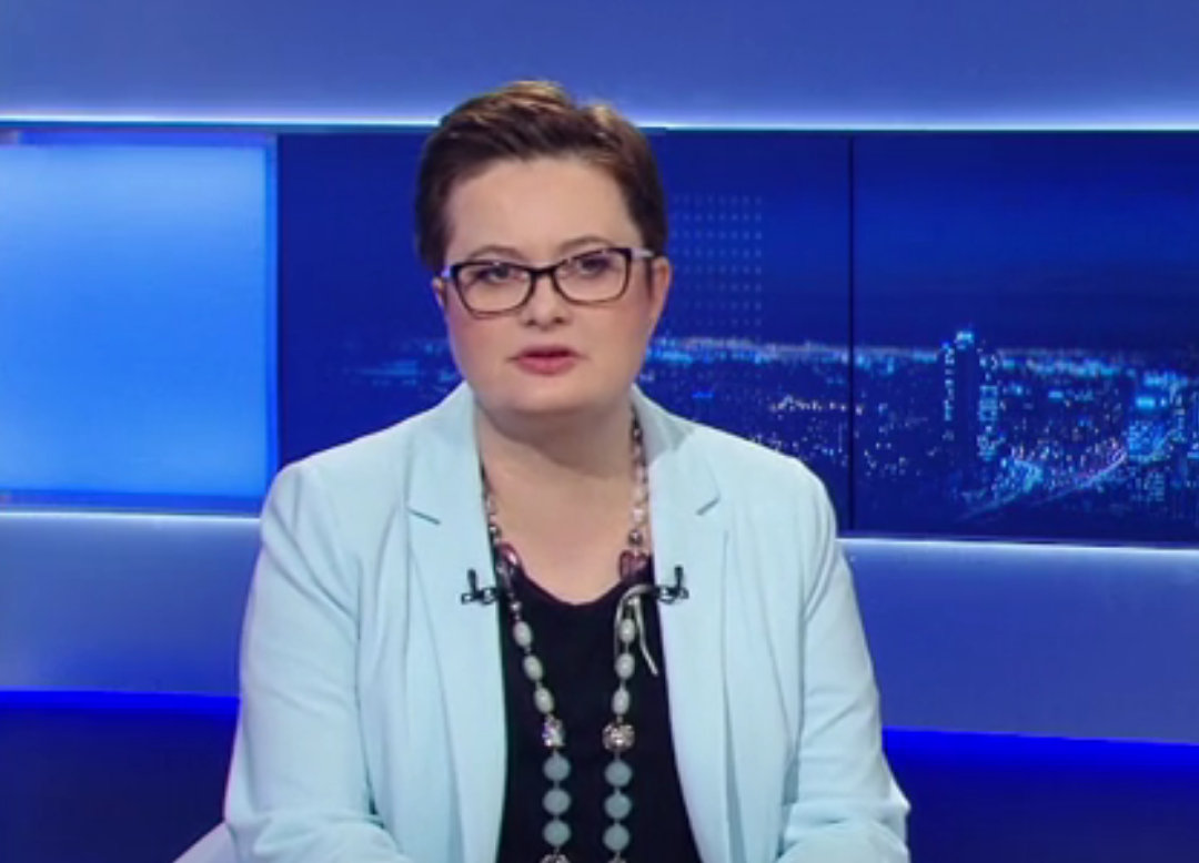 Katarzyna Lubnauer z Koalicji Obywatelskiej w studiu Polsat News