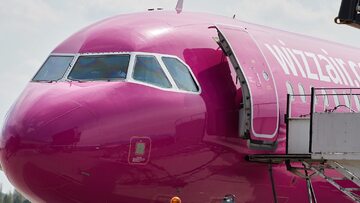 Samolot linii Wizz Air. Zdjęcie ilustracyjne