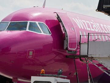 Samolot Wizz Air, zdjęcie ilustracyjne