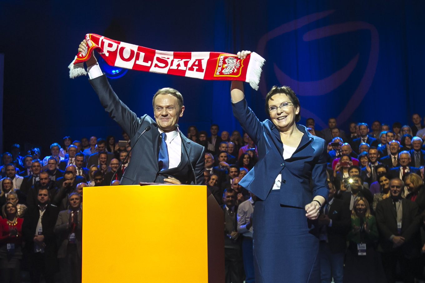 Donald Tusk i Ewa Kopacz